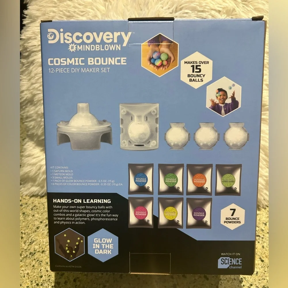 ❤️NWT-Discovery Cosmic Bounce DIY Maker Set - Glow in the Dark - Picture 4 of 4